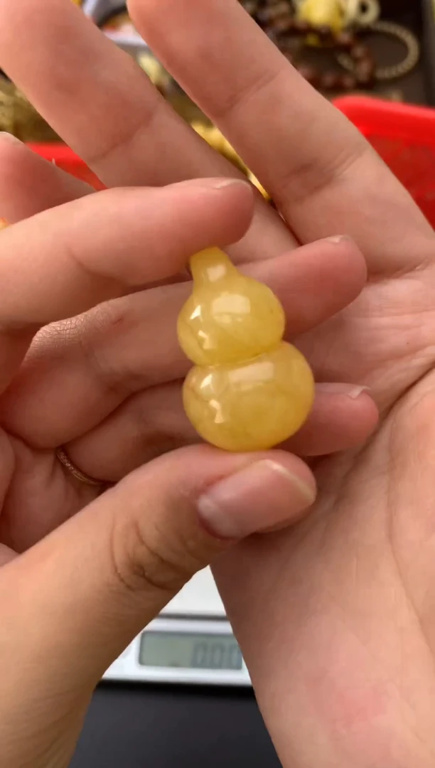 【闪购商品】琥珀珠宝奇石未镶嵌006 琥珀蜜蜡  花粉