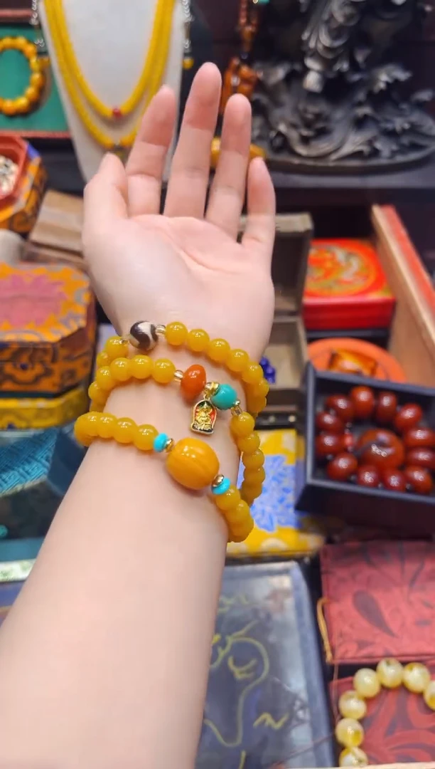 【闪购商品】蜜蜡裸石未镶嵌欣妹专属精选链接a450120