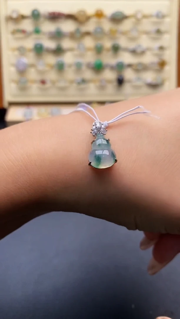 银S925镶嵌戒指翡翠555555+1