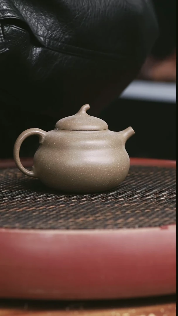 茶壶紫砂21号蟹壳青福禄200CC