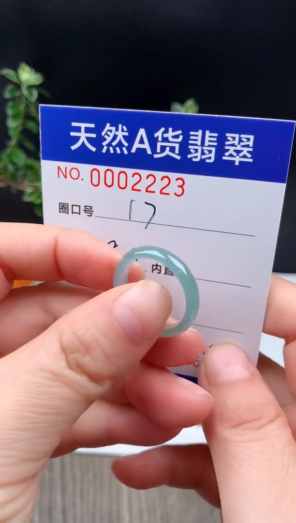 未镶嵌戒指翡翠17#