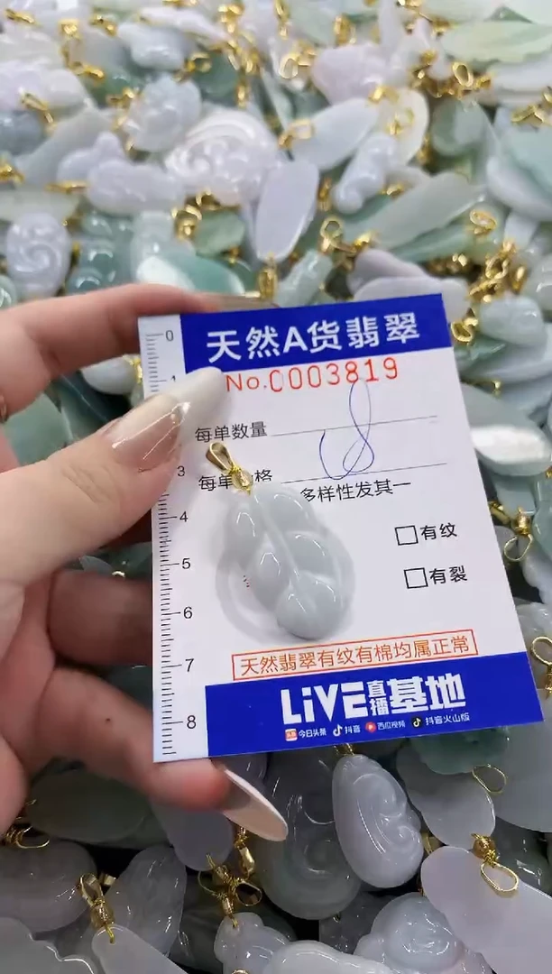 颈饰未镶嵌翡翠天然A货翡翠