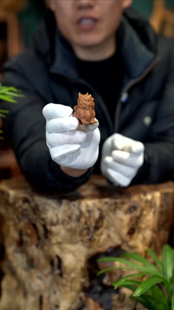 木雷击枣木麒麟背书