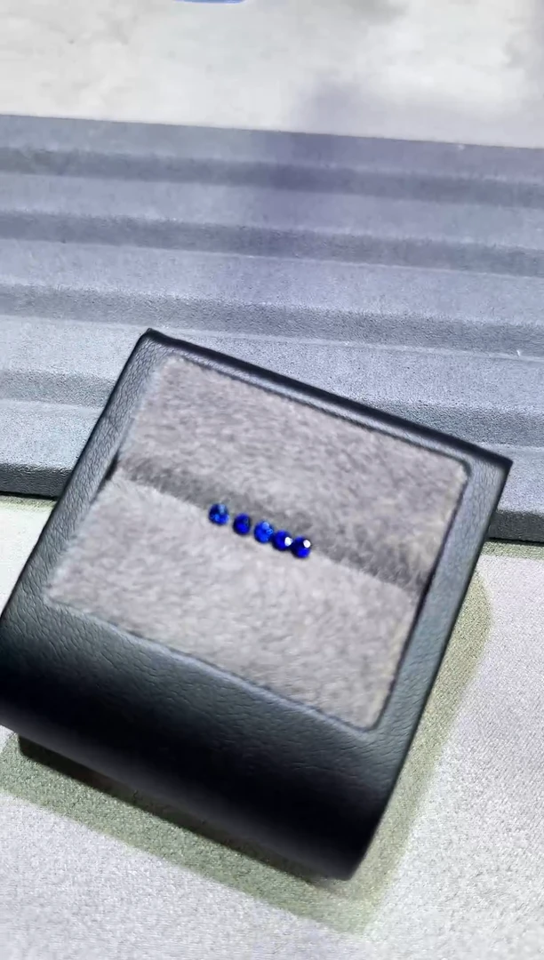 裸石蓝宝石一组圆3mm