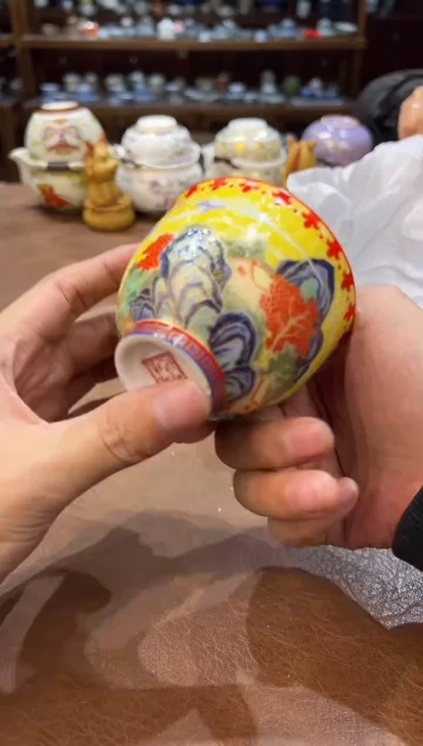 真的很便宜超好看会开片的旅行茶具