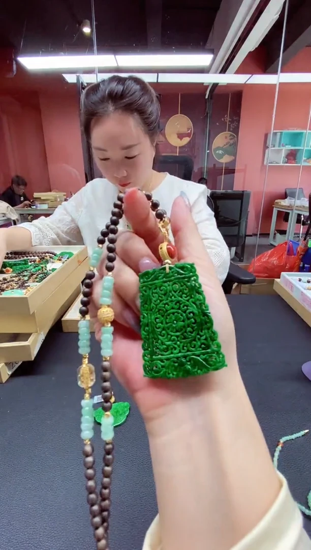颈饰未镶嵌翡翠翡翠吊坠