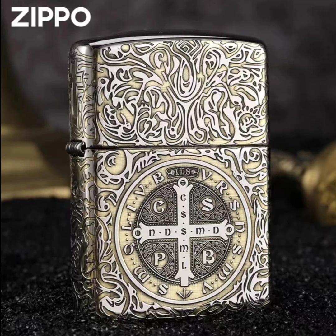 zippo打火机【康斯坦丁】盔甲双色男士煤油防风经典DYJ1