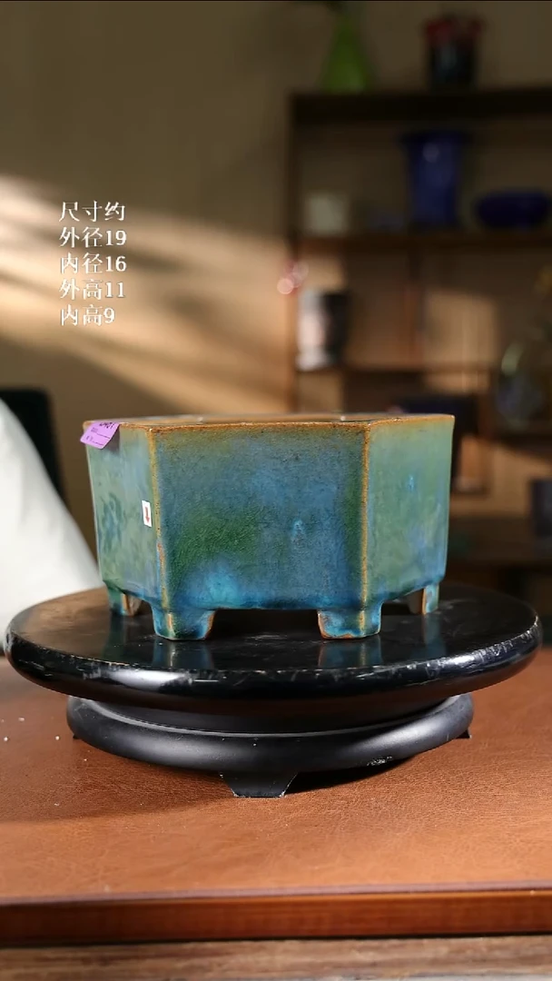六角盆 印制款461