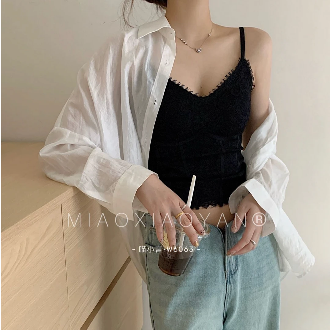 纯欲复古碎花百搭国风吊带上衣内搭显瘦#6063