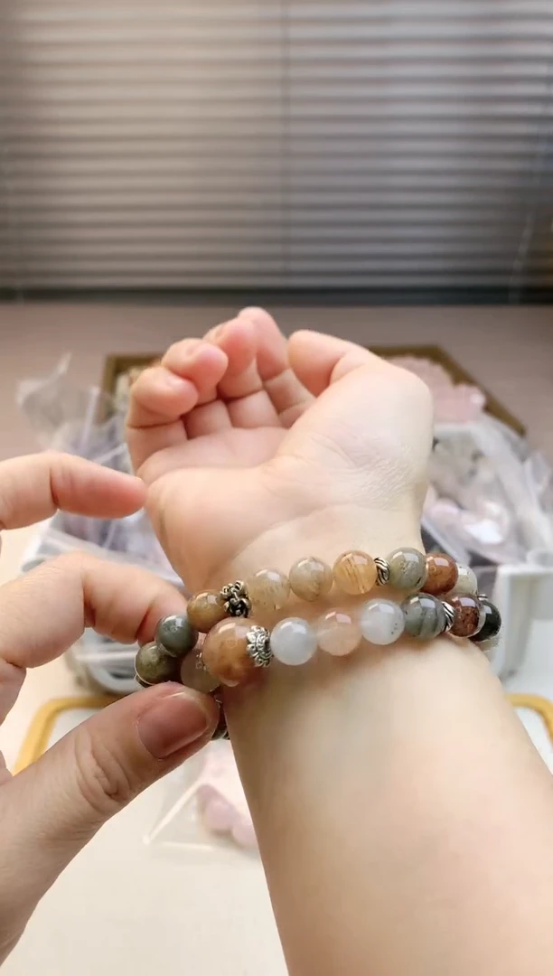 【闪购商品】水晶珠宝半成品未镶嵌千层幽灵双圈