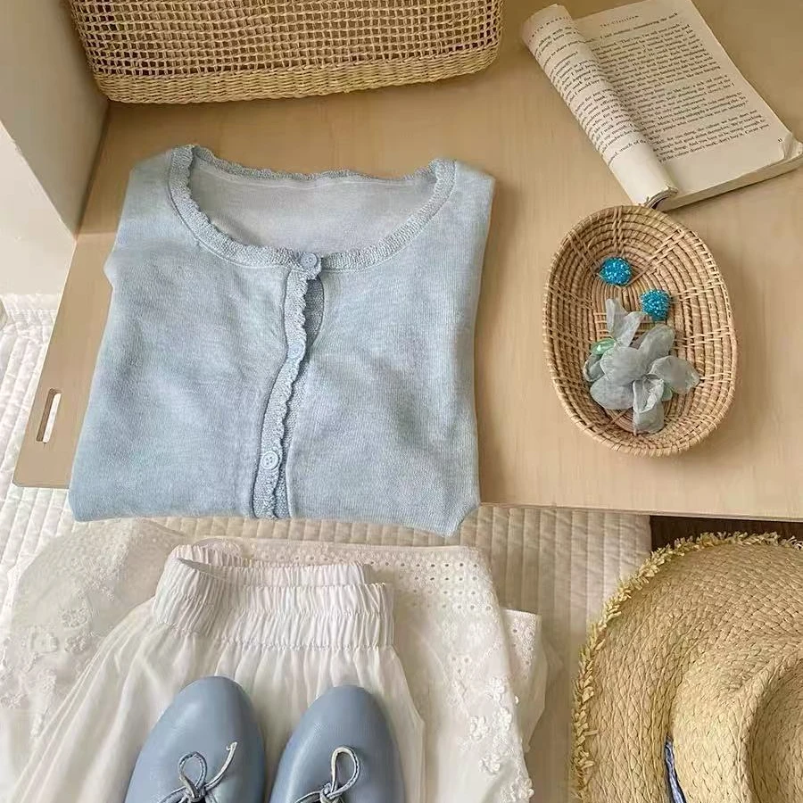 【丂枧家】春夏款时尚百搭圆领开衫