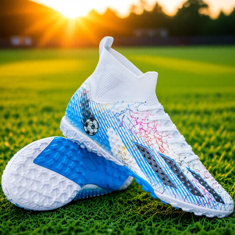 亚马尔猎鹰足球鞋男中学生姆巴佩C罗AG长钉新品TF碎钉训练鞋男童