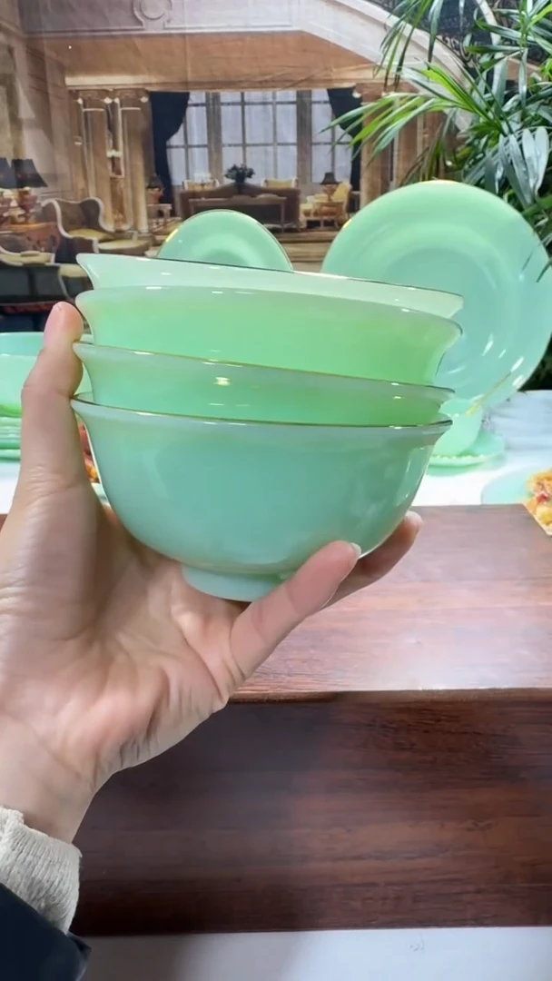 【闪购商品】....4.5英寸玉瓷碗4个口径11.5厘米