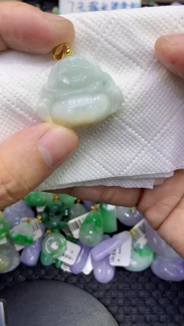 颈饰未镶嵌翡翠天然缅甸A货翡翠