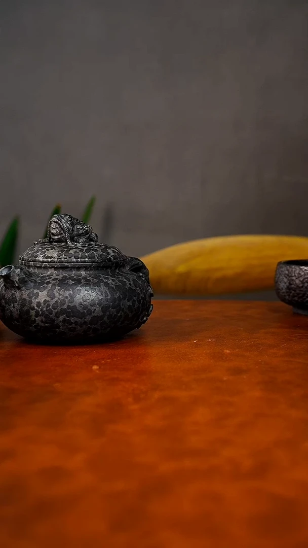 城**人冰碛岩石头茶壶