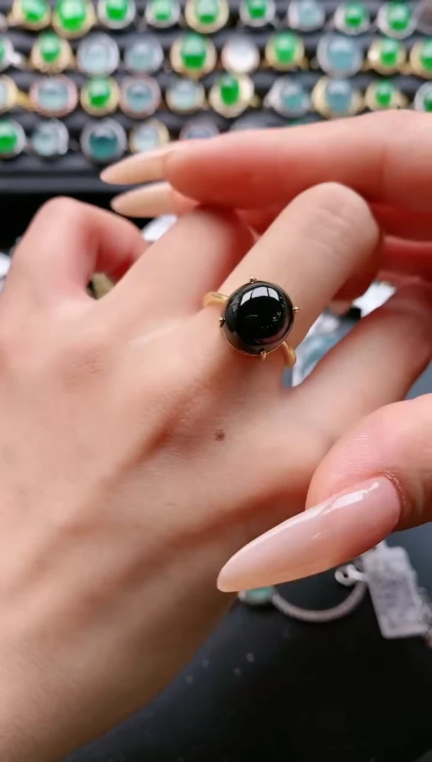 【闪购商品】翡翠戒指银S925镶嵌1111111