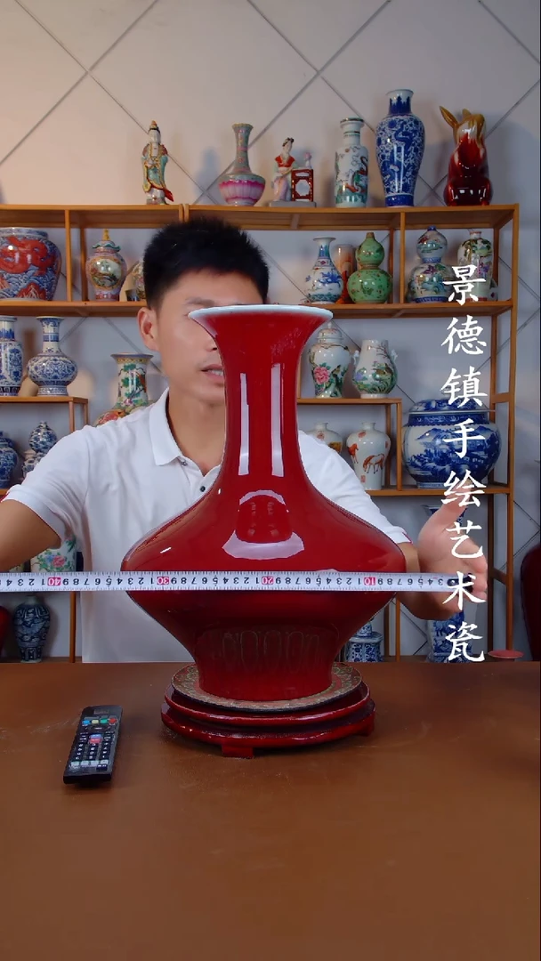 现代景德镇手工手绘陶瓷摆件42