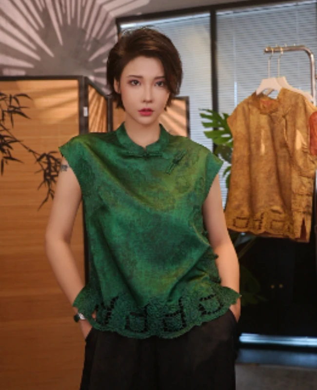 6087新中式复古国风小衫  一一新中式美学