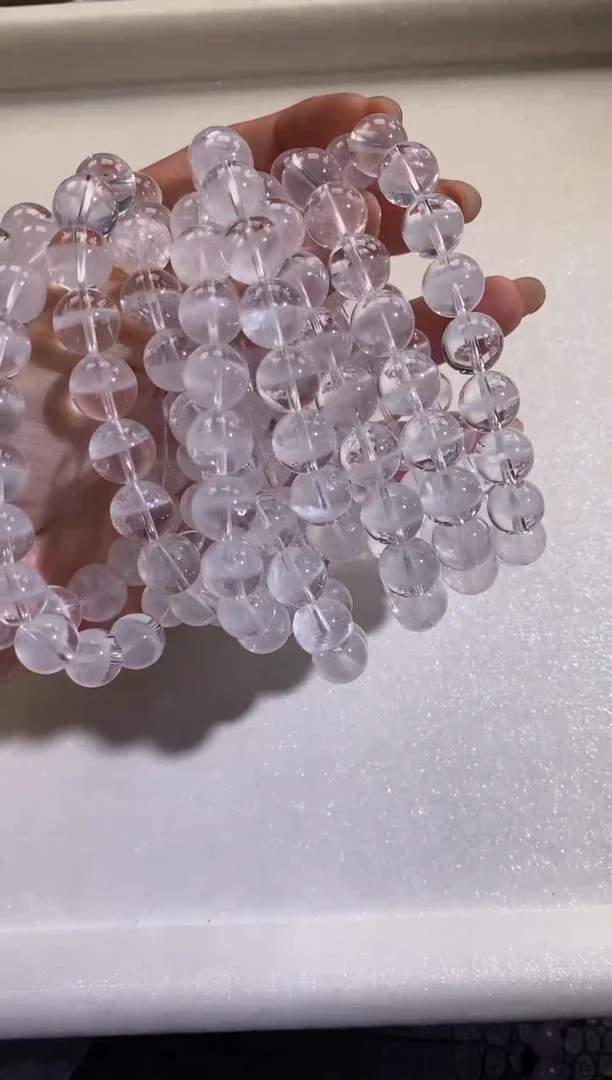 【闪购商品】水晶手链未镶嵌10mm多样性发一