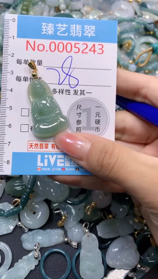 颈饰未镶嵌翡翠5243