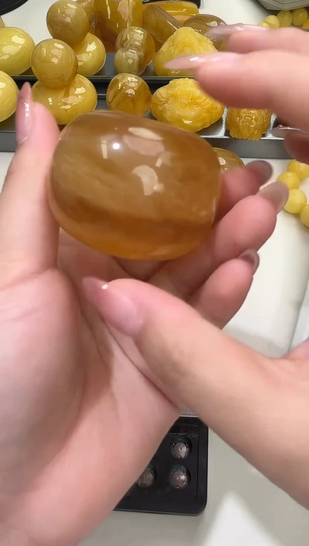 裸石琥珀未镶嵌琥珀蜜蜡吊坠