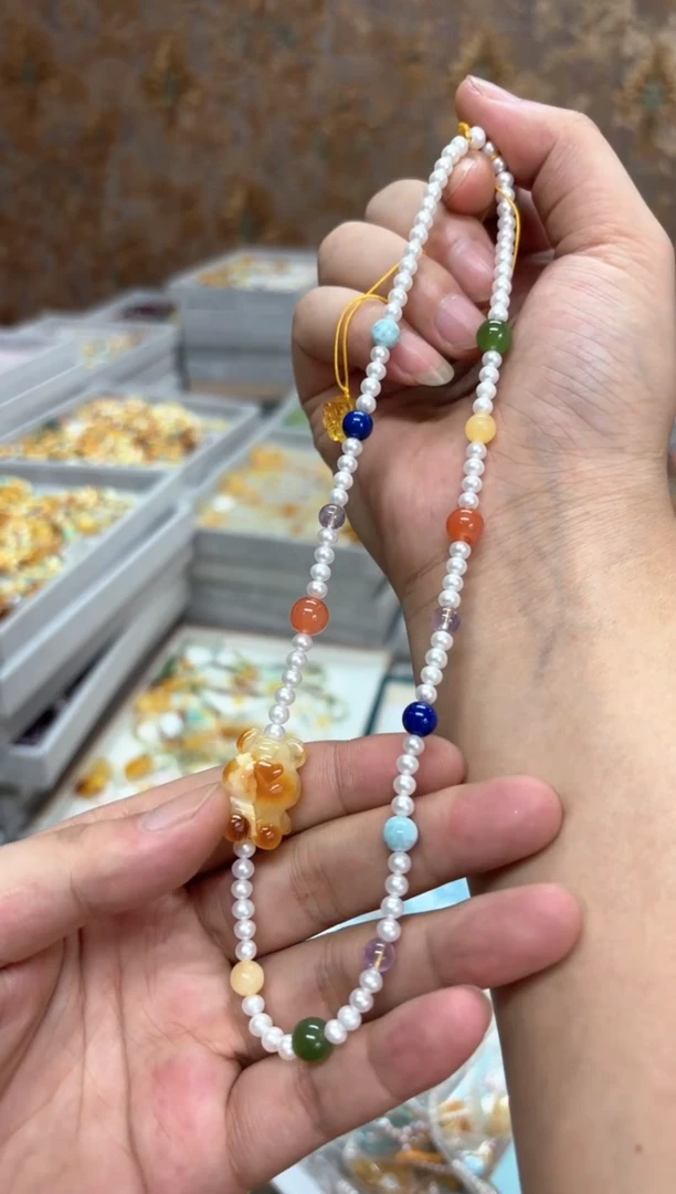 琥珀项链未镶嵌【多样性发一】