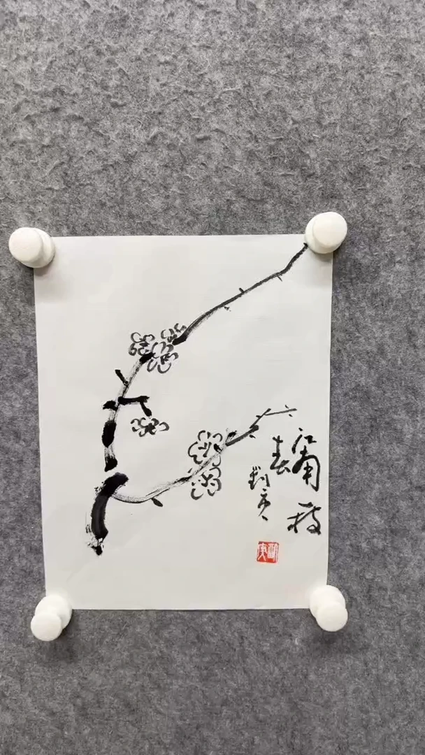 国画写意画花鸟画手绘