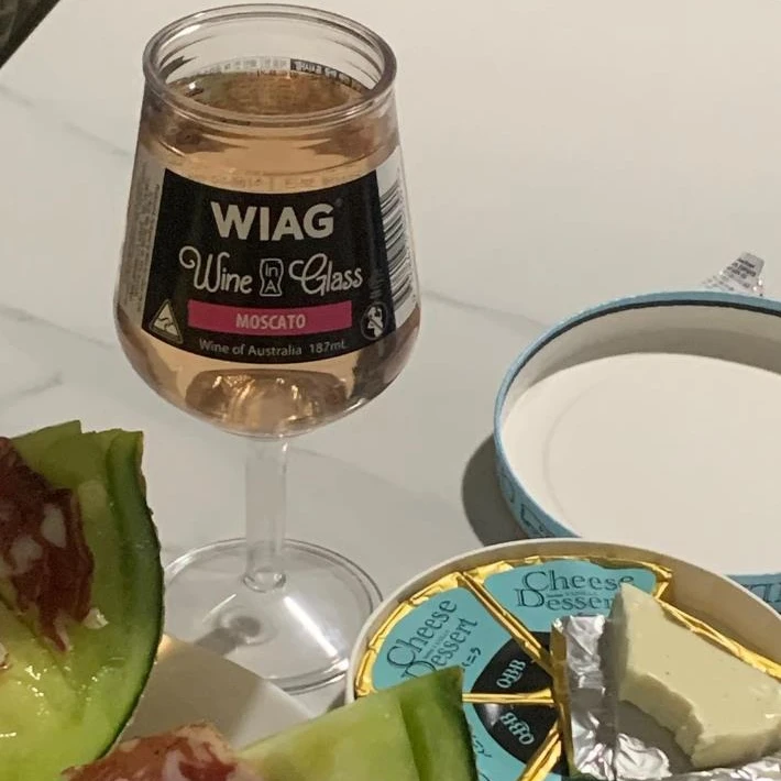 WIAG澳洲红酒一次性杯装葡萄酒小众高颜值酒网红女士低度微醺甜酒