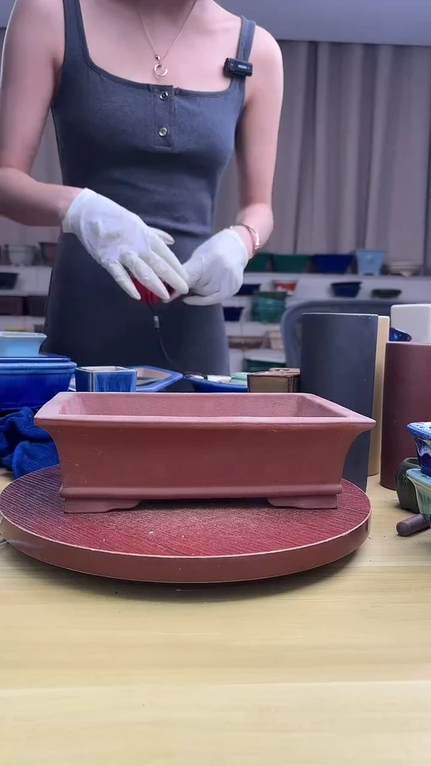 紫砂花盆紫砂花盆微瑕