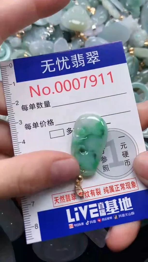 颈饰未镶嵌翡翠7911