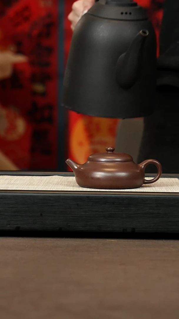 【闪购商品】紫砂茶壶【P063】扁腹