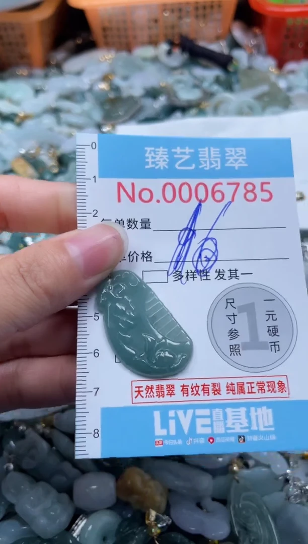 颈饰未镶嵌翡翠6785