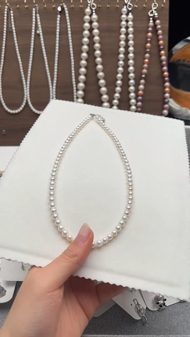 颈饰钛钢淡水珍珠永丽严选