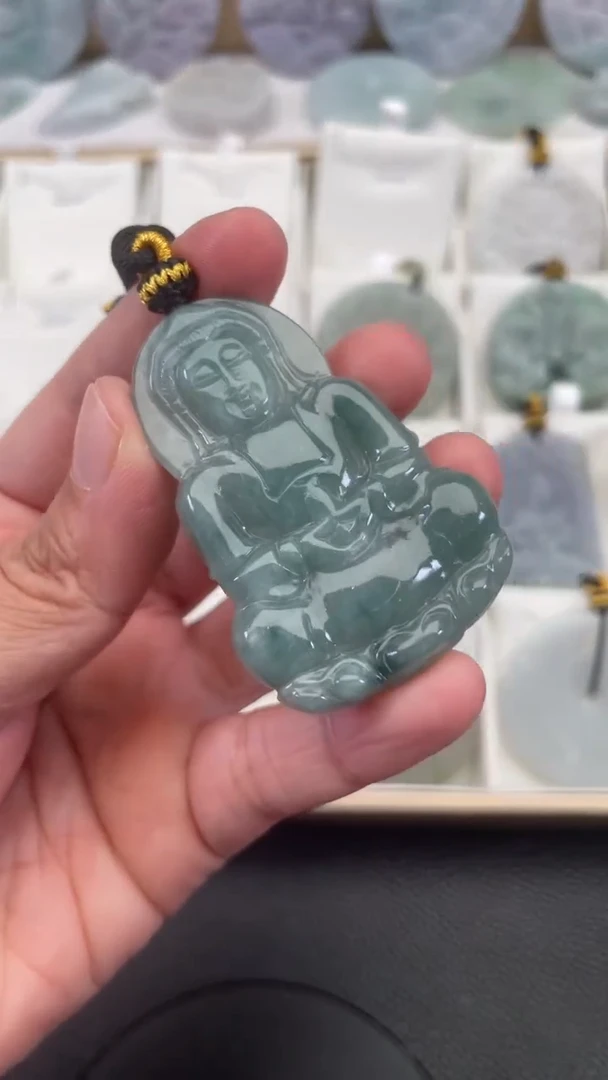 颈饰未镶嵌翡翠天然缅甸翡翠A货337