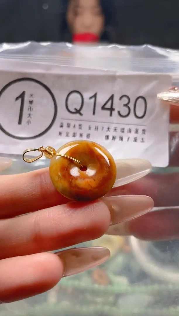 【闪购商品】翡翠颈饰未镶嵌/Q/翡翠A货一图一物