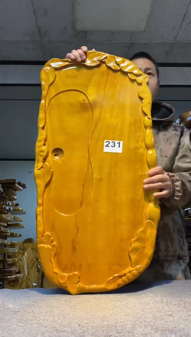 实木茶盘 一物一拍（不含配件）