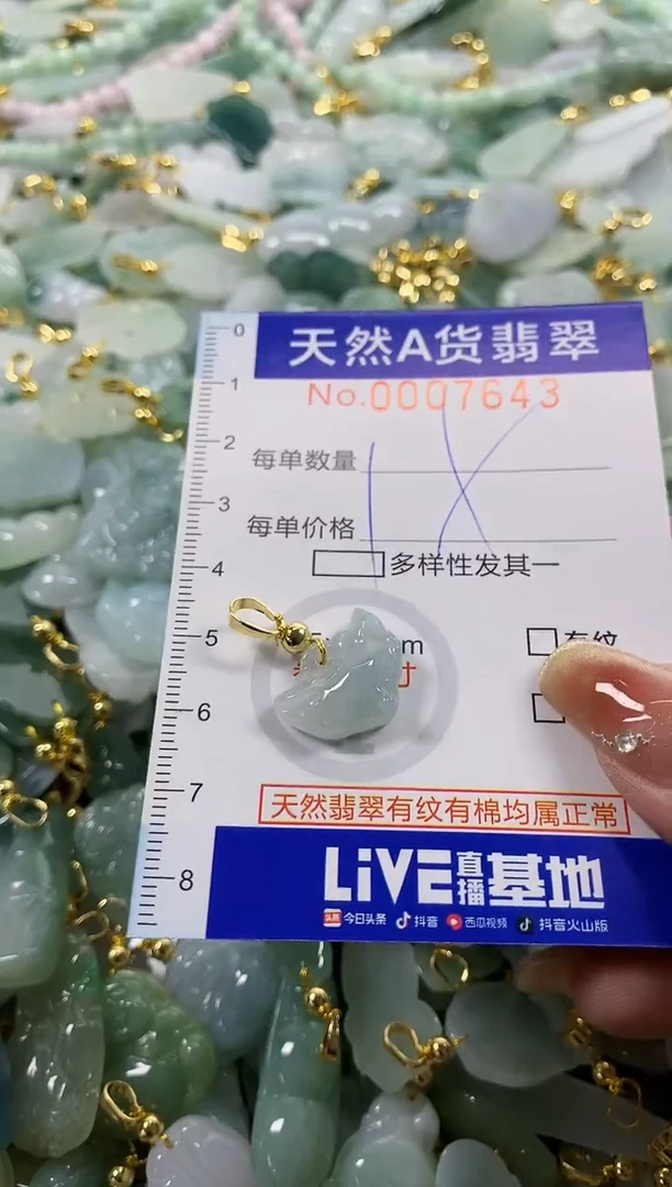 颈饰未镶嵌翡翠天然A货翡翠