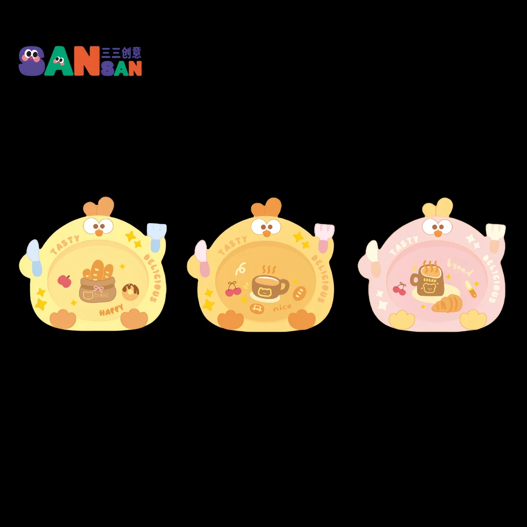 【墩墩鸡餐盘】树脂diy饰品创意配件