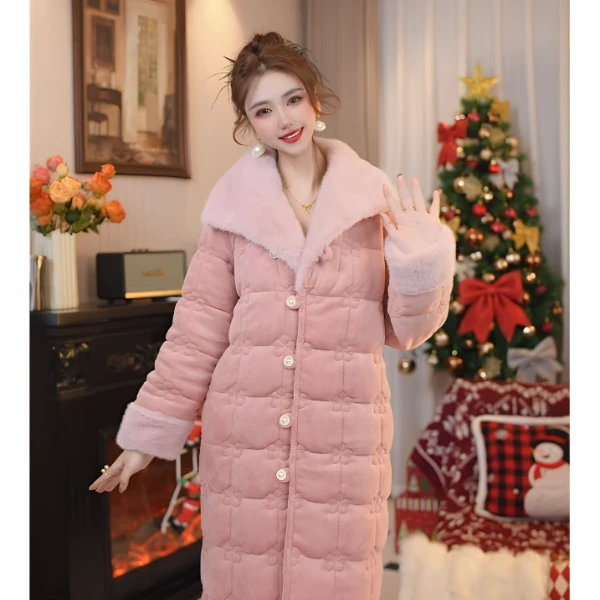 【绝代佳人●长袍款】24秋冬新款加厚保暖时尚气质可外穿家居服睡衣