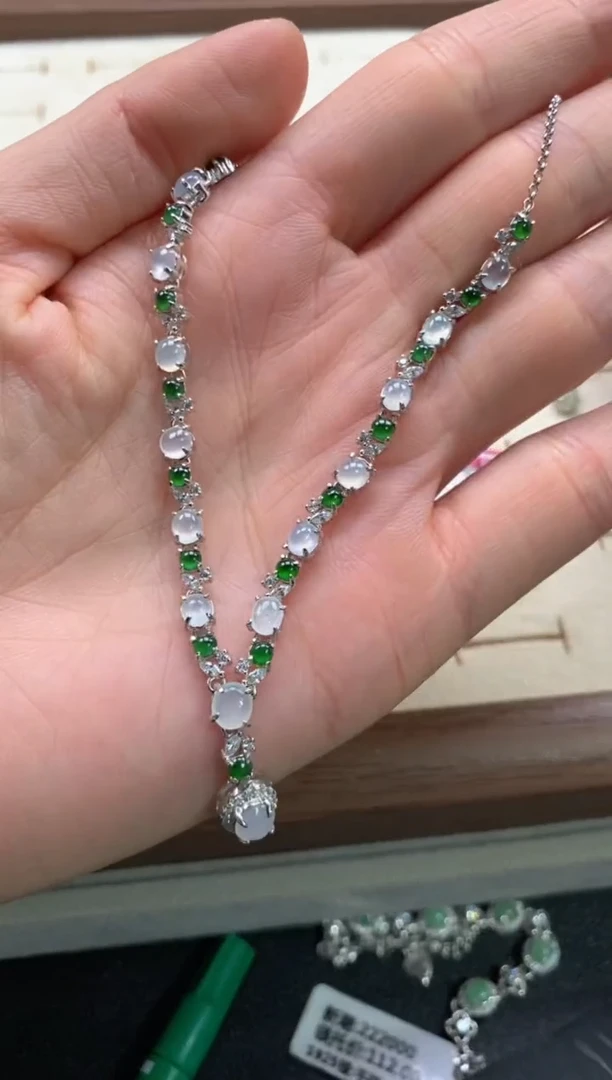 【闪购商品】翡翠戒指银S925镶嵌22222222    2