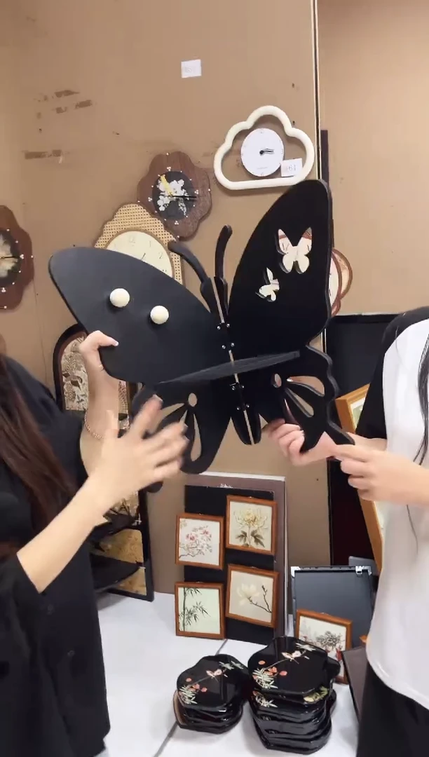 竖款蝴蝶转角置物架