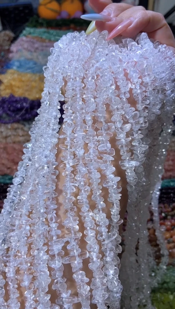 水晶珠宝半成品未镶嵌白水晶