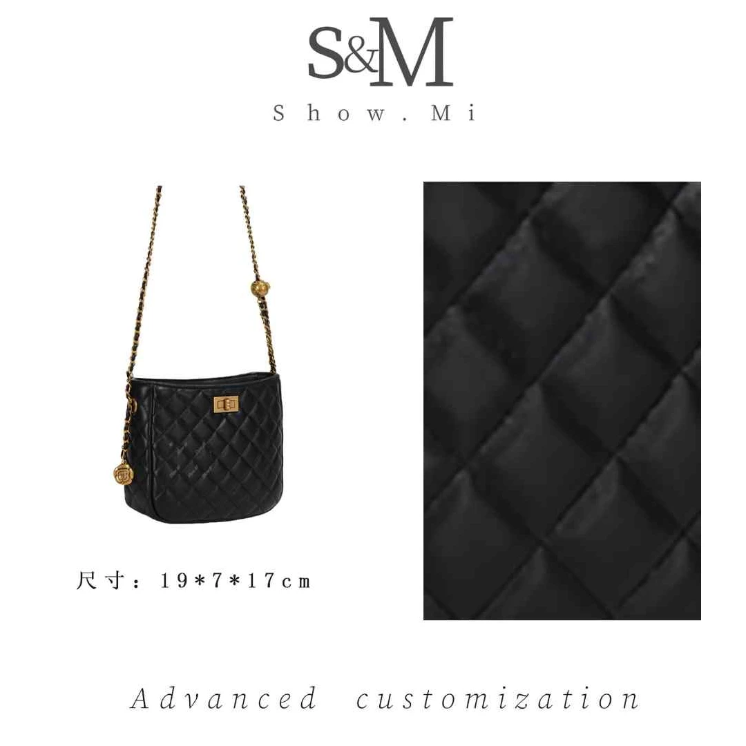 【Show Mi】GQ-7729-黑色-轻奢小众时尚百搭女士包包sm