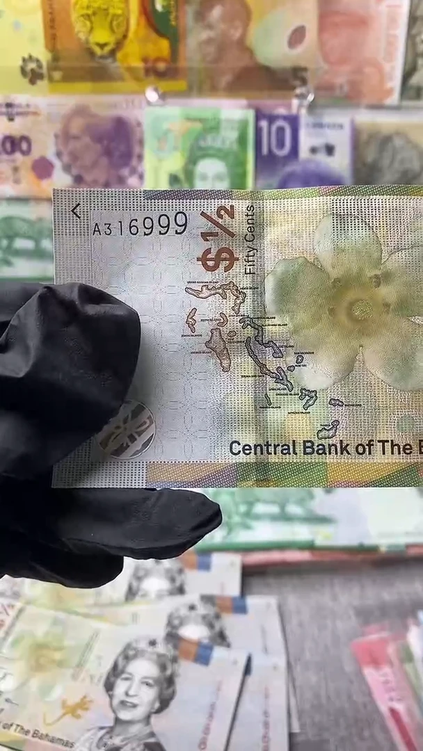 纸币家****8巴哈马单张豹子号