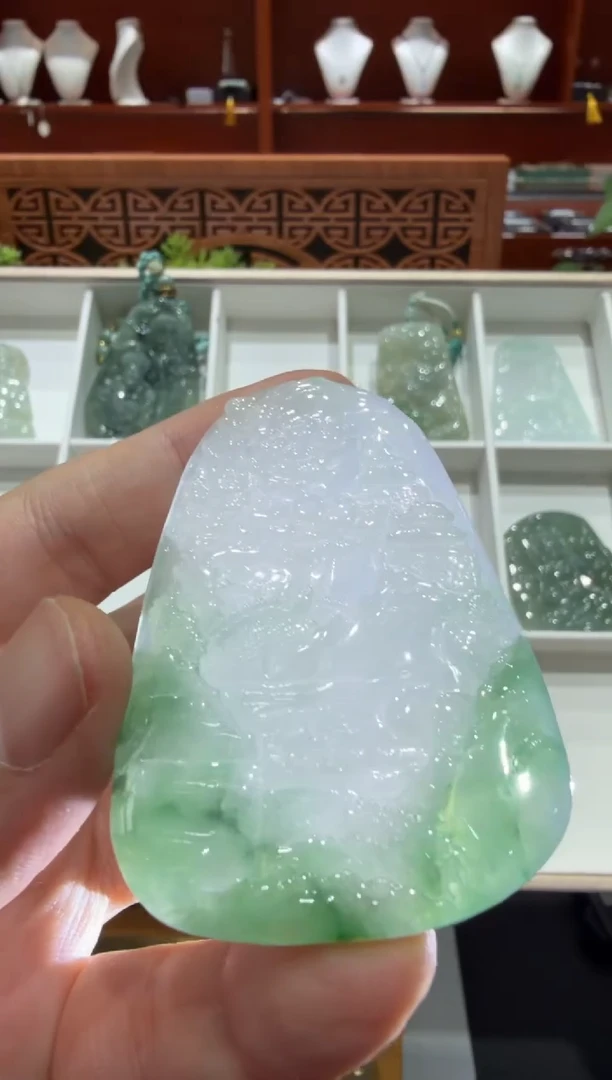 未镶嵌挂件翡翠A货翡翠多样性孤品