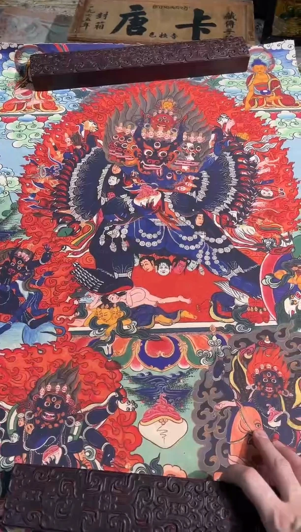 卷轴画天天的唐卡tk160