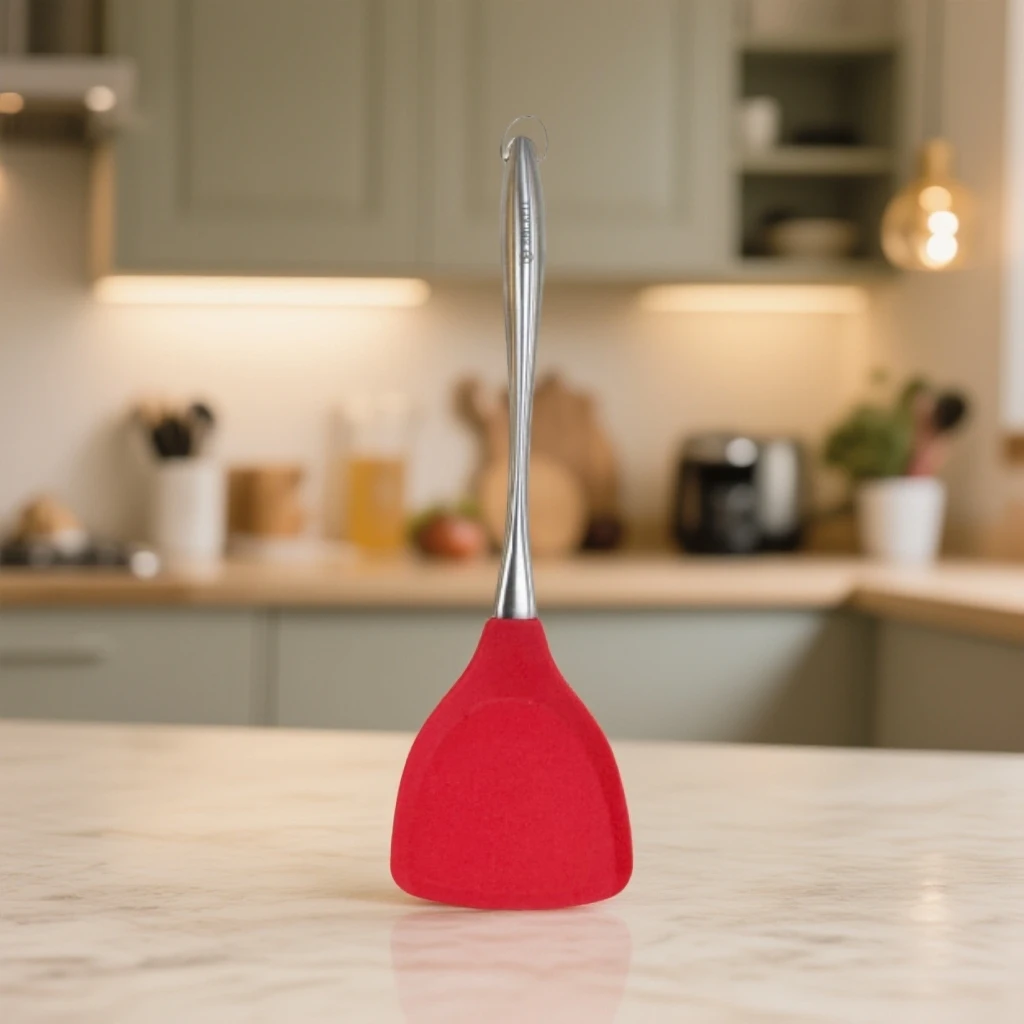 BRICKELL硅胶锅铲耐热煎铲不粘锅家用硅胶铲厨房用品长手柄锅铲