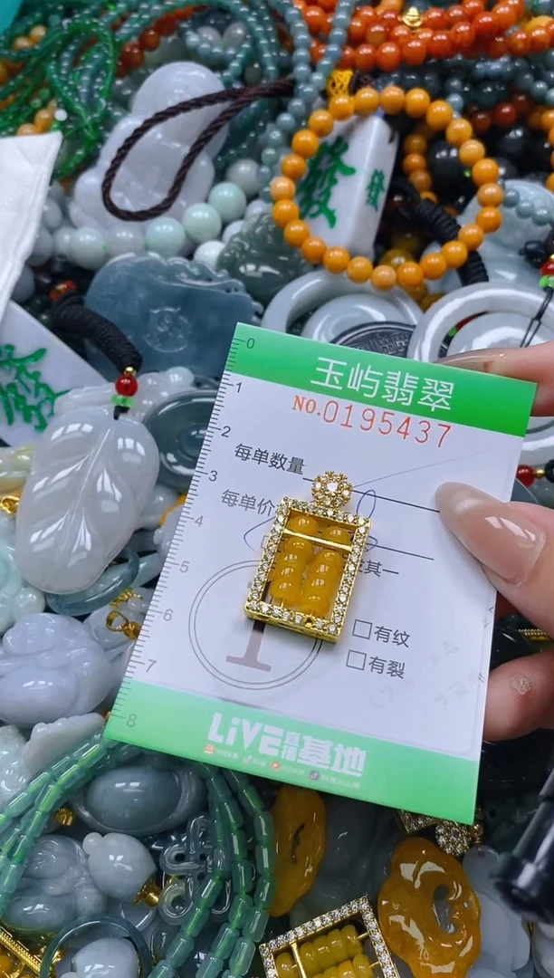 翡翠未镶嵌颈饰闪购0195437多样性发其一