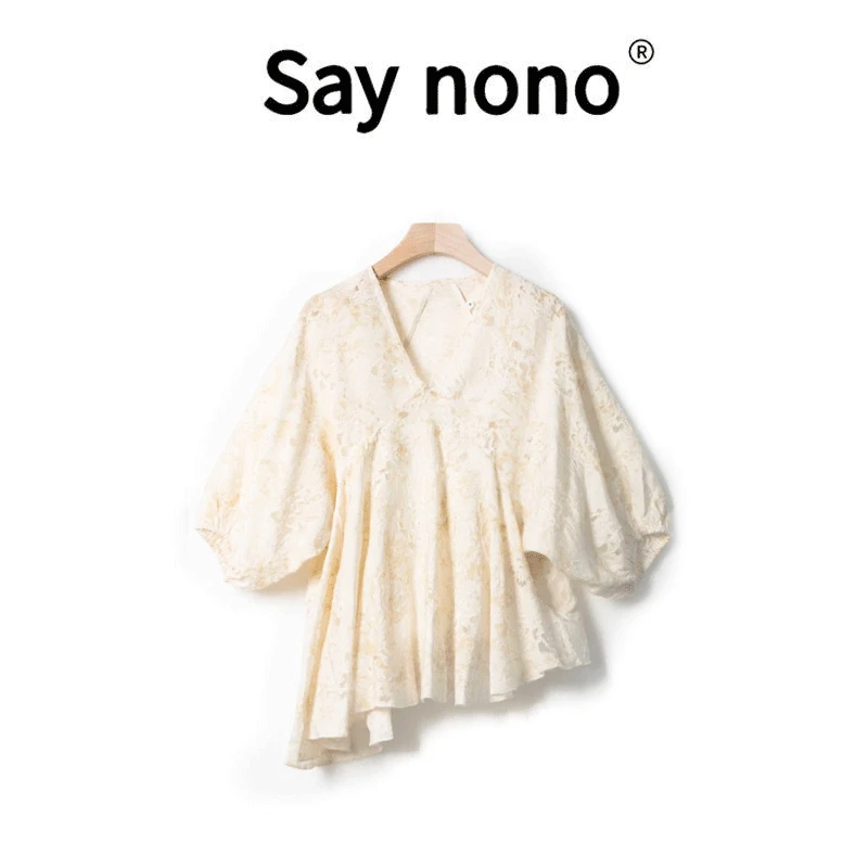 懒猫nonolSaynono高级简约舒适时尚休闲百搭衬衫SY2526