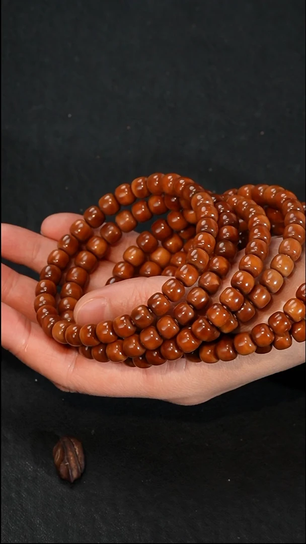 手串龙脊菩提血龙脊高透玉化单圈